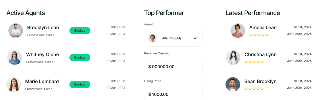 Hire AI-enabled agents..