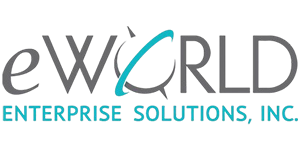 eWorld logo - Helport.ai enterprise client
