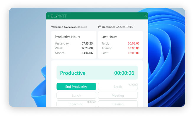 Helport Remote × ADP: Generate Payroll Preview from tracked hours Helport Remote payroll preview for ADP integration — automated payroll from verified remote work hours