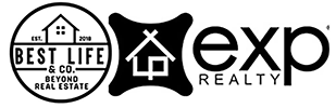 Best Life & Co x eXp Realty logo - real estate partner using Helport.ai solutions